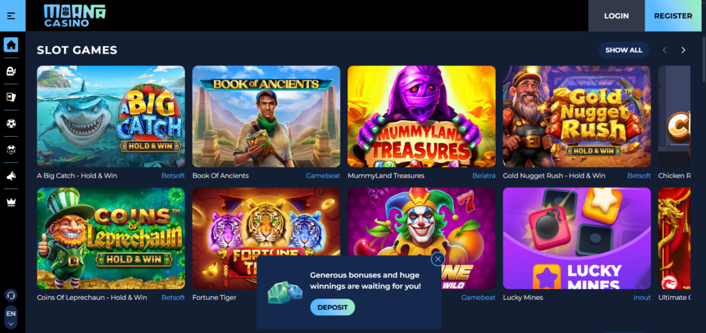 moana casino slot games