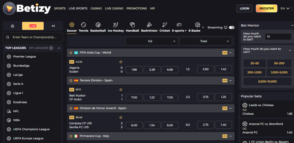 Betizy Sportsbook