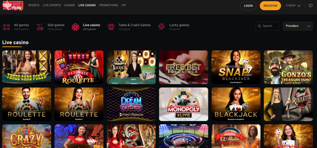 luckytrunk homepage