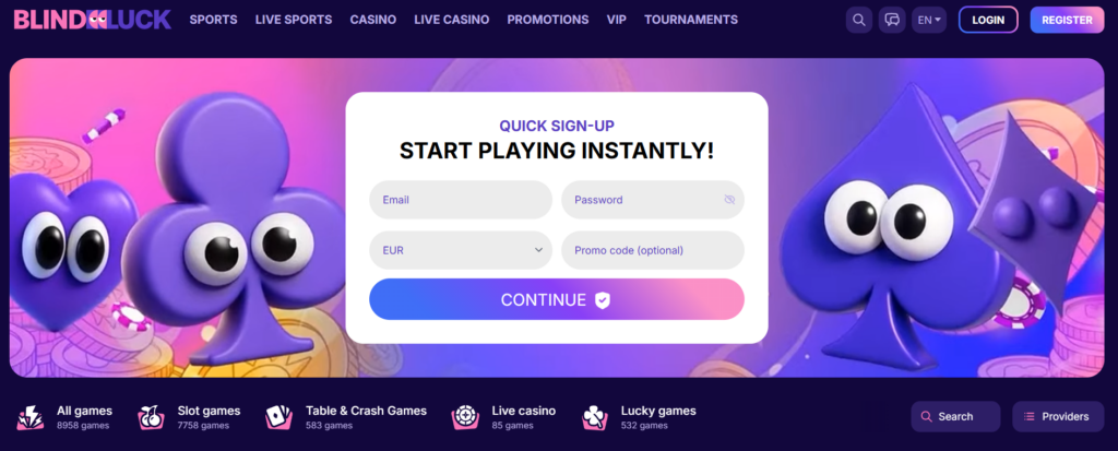blindluck homepage